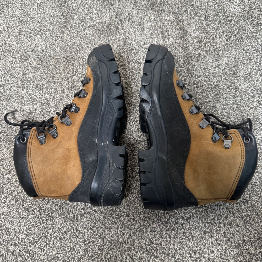 Danner Combat Hiker Boots Brown Leather Waterproof Vibram Sole Size Men 5.5 - Picture 6 of 9